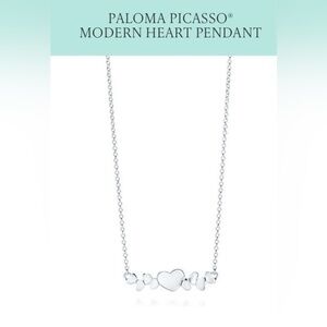 Tiffany & Co. Paloma Picasso Modern Heart Pendant